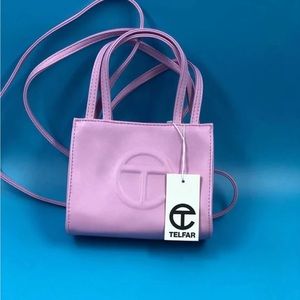 Bubblegum Telfar small bag
